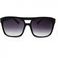 Aviator CH92 Matte Finish Tinted Aviator Vintage Retro Flat Top - Flat Top - CL184YCW8S5 $12.36