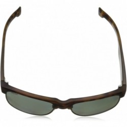 Rectangular Doho Rectangular Sunglasses - Satin Leopard Tortoise - Satin Gold - CQ11J51356D $41.58