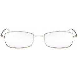 Oval Vintage Oval Sunglasses Designer Gothic Glasses Small Metal Frames - Silver Frame & White Lens - CB18CMSNNY4 $10.37