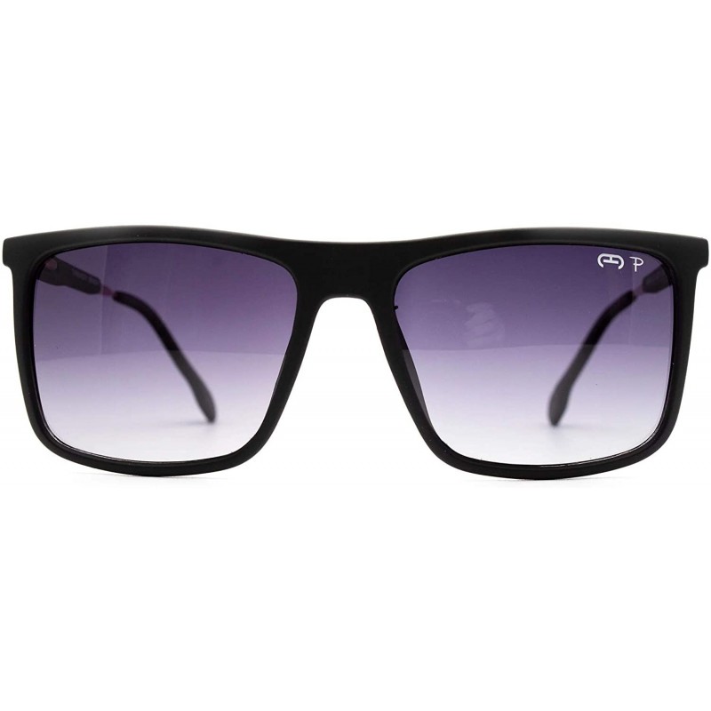 Square p687 Square Design Polarized- for Mens 100% UV PROTECTION - Black-blackdegrade - CV192TCSM50 $27.00