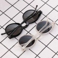 Goggle Sun Glasses Unisex Vintage Retro Women Men Glasses Mercury Mirror Lens Sunglasses-Grey Blue - CJ199HWMEAU $19.05