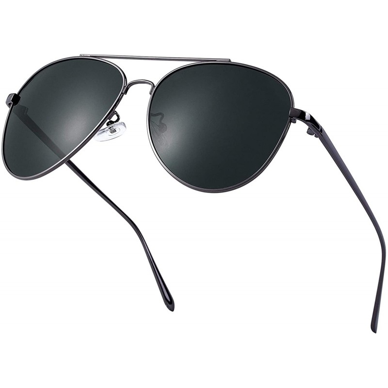 Oversized Classic Aviator Sunglasses for Men UV 400 Protection Polarized Mens Women Sunglasses 8036 - C618RAHHNG8 $12.26