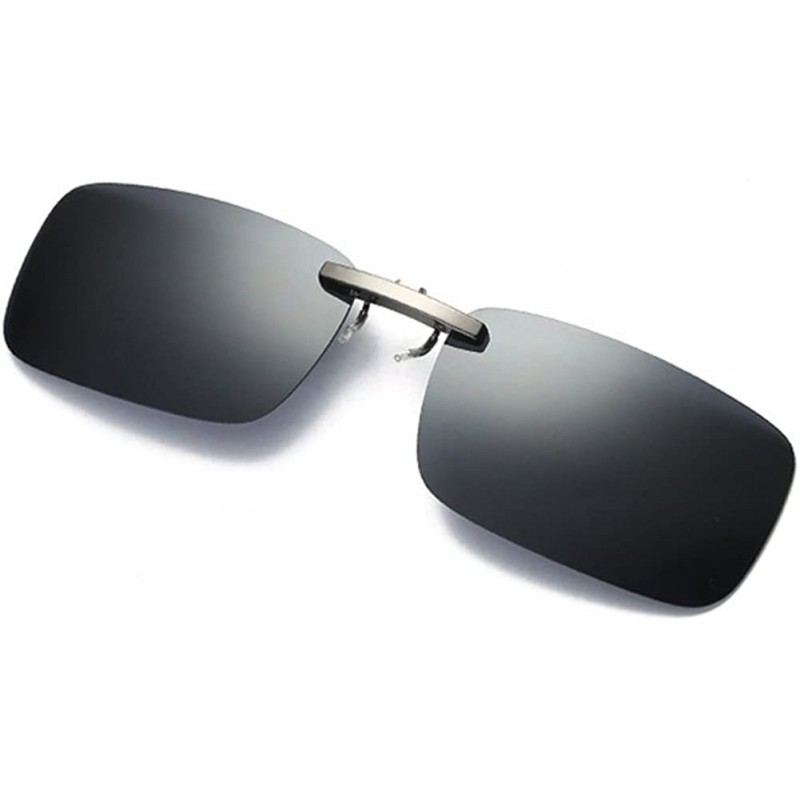 Goggle Clip on Sunglasses Men Accessories Women Polarized Night Vision Glasses - Black - C418E9T9GUA $11.09