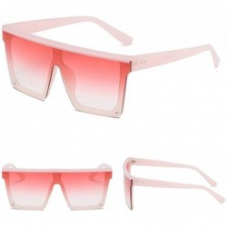 Rectangular Oversized Mental Punk Stylish Square Shape Vintage Sunglasses Unisex Eyeglasses - F - CQ196R2WMMM $12.39