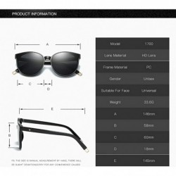 Sport Polarized Sunglasses Men Women Luxury Retro Sun Glasses Outdoors-Cat Eye Frame - A - CO190EEWD88 $40.46