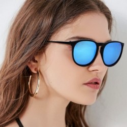 Round Vintage Round Sunglasses for Women Men Polarized Sunglasses Retro Brand Designer Style - C318R0ITQ35 $22.76