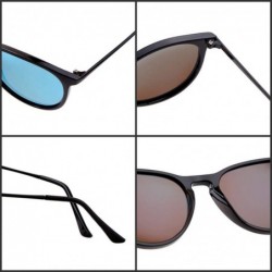 Round Vintage Round Sunglasses for Women Men Polarized Sunglasses Retro Brand Designer Style - C318R0ITQ35 $22.76