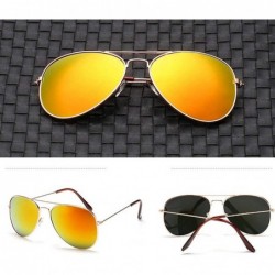 Square Women Men Vintage Sun Glasses Unisex Fashion Oversize Frame Fashion Sunglasses Eyewear - J - C118SRQSYN7 $7.89