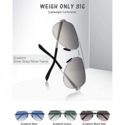 Oval Mens Aviator Sunglasses Polarized Women UV 400 Protection - CB18A8R5556 $16.67