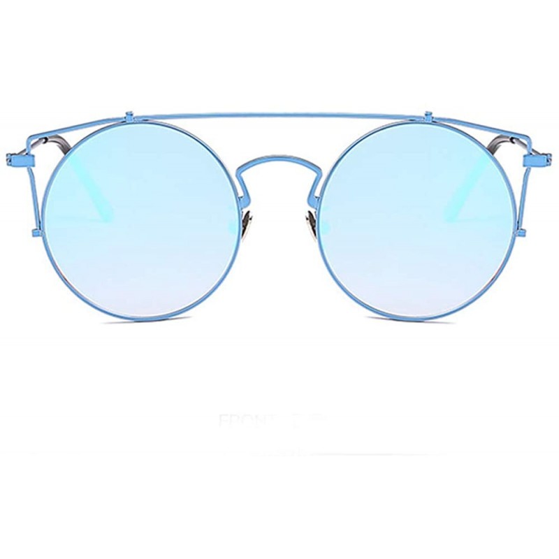 Round Women Men Fashion Round Sunglasses for Outdoor Casual UV Protective Glasses Unisex Eyewear - CE18NG0TNK5 $14.88