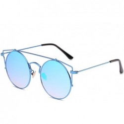 Round Women Men Fashion Round Sunglasses for Outdoor Casual UV Protective Glasses Unisex Eyewear - CE18NG0TNK5 $14.88