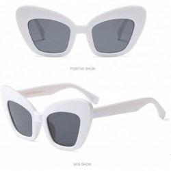 Goggle Fashion Vintage Irregular Big Frame Sunglasses-Retro Eyewear Fashion Ladies Man - A - CP18Q54I96C $10.10