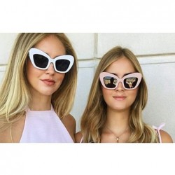 Goggle Fashion Vintage Irregular Big Frame Sunglasses-Retro Eyewear Fashion Ladies Man - A - CP18Q54I96C $10.10