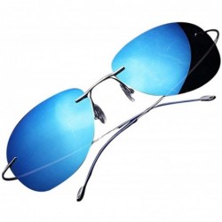 Sport Men's Fashion Polarized Driving Sunglasses Ultralight Titanium Frame Sports Sunglasses - C318DYGEA75 $19.95