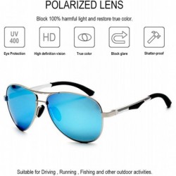 Aviator Aviator Polarized Sunglasses for Men and Women-UV400 Filter lens- Al-Mg Lightweight Frame - CG18OLW9OLD $12.05