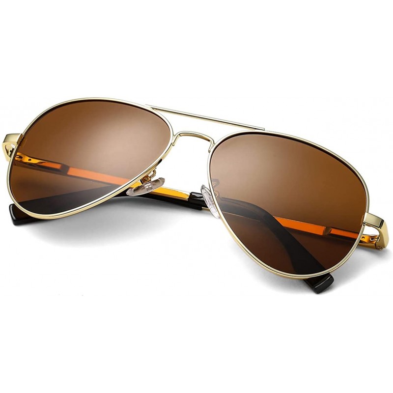 Polarized Aviator Sunglasses for Juniors Small Face Women Men Vintage UV400  Prot
