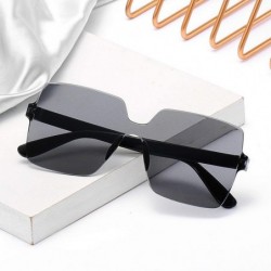 Oval Fashion Sunglasses Women Ladies Red Yellow Square Sun Glasses FeDriving Shades UV400 Oculos De Sol Feminino - Red - CD19...