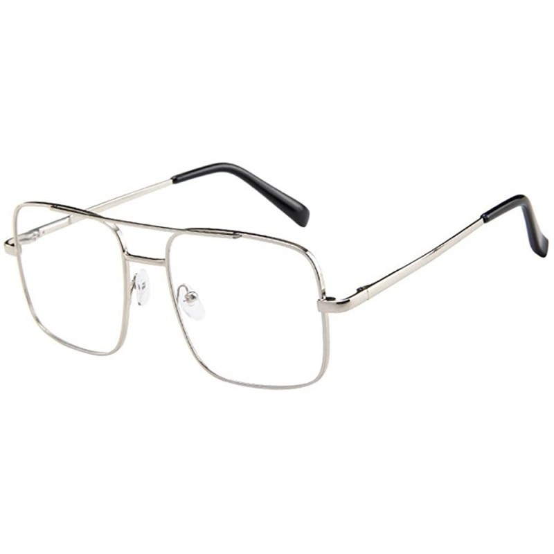 Oversized Women Men Vintage Retro Glasses Unisex Fashion Oversize Frame Sunglasses Eyewear - F - CV190626A8Z $10.16