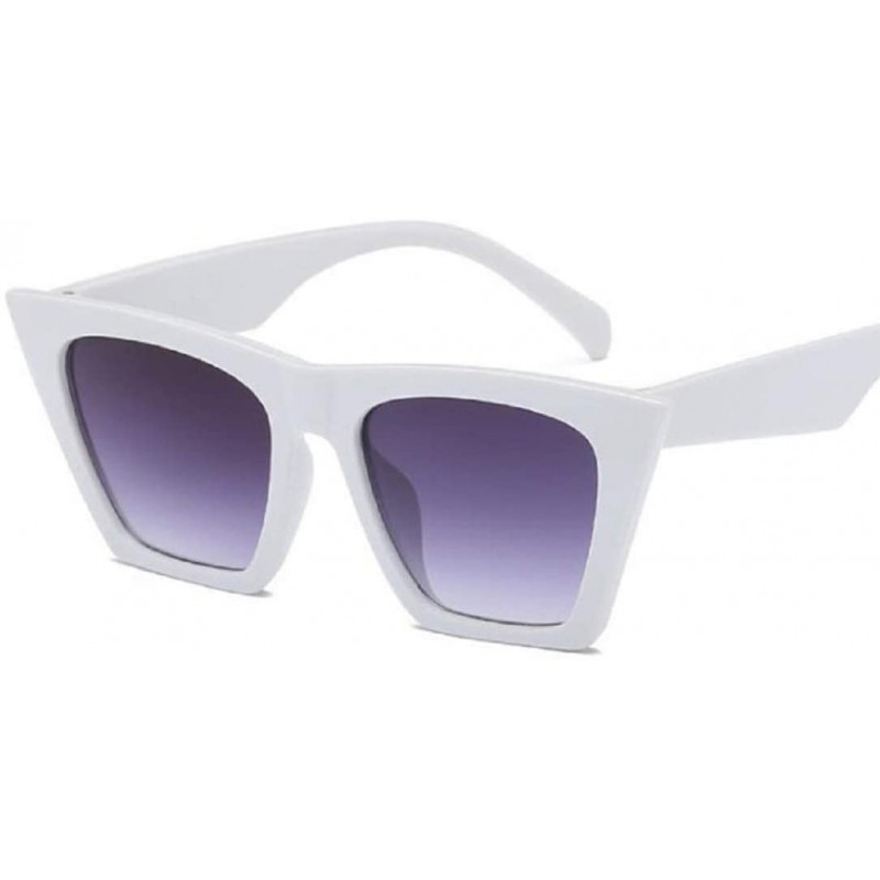 Rimless Sexy Cat Eye Shade Sunglasses Women Eyewear - D - CS18RAK2KM8 $6.51