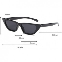 Cat Eye Women Man Fashion Vintage Sunglasses-Cat Eye Eyewear Retro Unisex - C - CI18OAH0GES $7.19