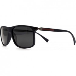 Rectangular p592 Classic Rectangular Polarized - for Womens-Mens 100% UV PROTECTION - Black-black - CZ192TGTCIL $28.95