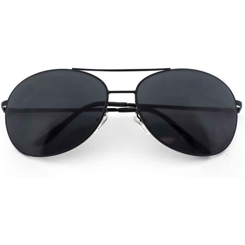 Sport Rectangular Frame Sport Aviator Sunglasses uv400 Lens Model 25 Gunmetal - C811YP7QNZH $11.64