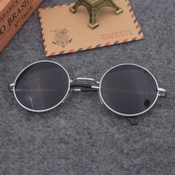 Round Retro glasses sun eyes round sunglasses sunglasses retro prince glasses small round frame sunglasses - CJ18X5NNYO2 $49.09