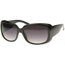 Rectangular Retro Fashion Rectangular Thick Bold Frame Sunglasses (SET OF 2) - CC187579A4Y $14.44