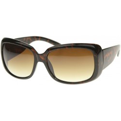 Rectangular Retro Fashion Rectangular Thick Bold Frame Sunglasses (SET OF 2) - CC187579A4Y $14.44