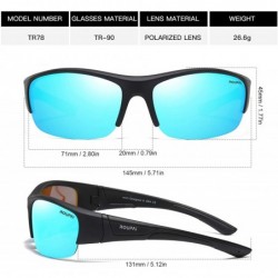 Sport ROUPAI Polarized Designer Fashion Sports Sunglasses for Baseball Cycling Fishing Golf TR78 Superlight Frame - C518Q8L06...