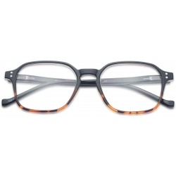 Aviator Reading Glasses Two Tone Assorted Strengths - Black- Tortoise- Black Tortoise - CW18QK5925H $23.76