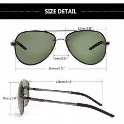 Oversized Classic Pilot Polarized Sunglasses For Men - Aluminum Magnesium Frame Sun Glasses 100% UV Protection - CX18RD7SX8Z ...