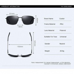 Oval Sunglasses Polarized Antiglare Anti ultraviolet Travelling - Blue - CV18WT55O9M $28.27