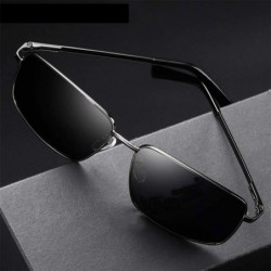 Oval Sunglasses Polarized Antiglare Anti ultraviolet Travelling - Blue - CV18WT55O9M $28.27