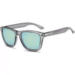 Goggle With a subtle horned rim and smooth squared lines- our Primrose Sunglasses - Grey - CT18WU5SDXZ $21.03