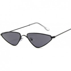 Cat Eye 2020 Pink Women Cat Eye Sunglasses Cute Sexy Er Summer Retro Small Frame Black Red Cateye Sun Glasses - Goldgray - CD...