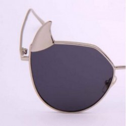 Aviator Unisex sunglasses- fashion personality sunglasses- horn fashion sunglasses - B - CP18SGIMENC $43.15